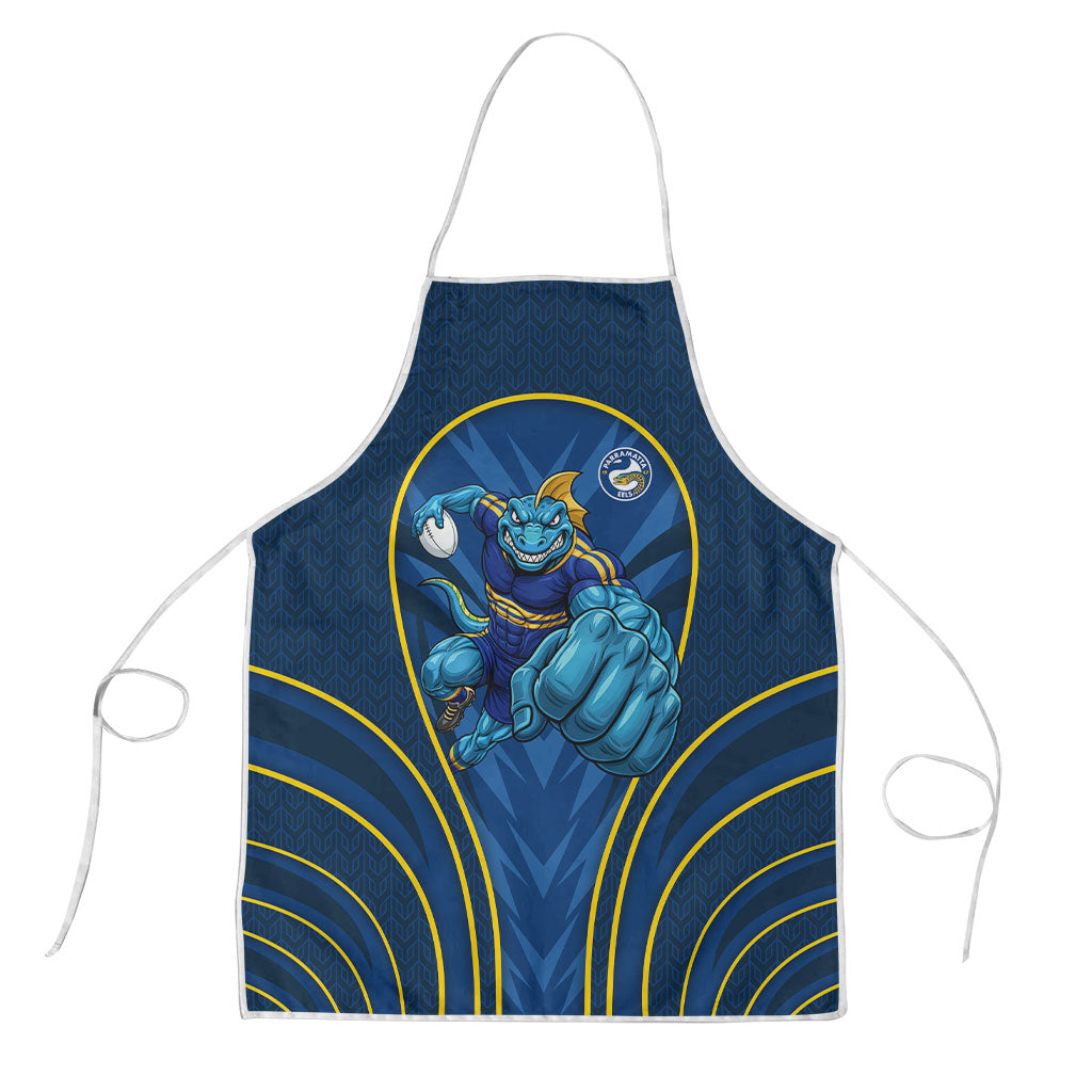 Parramatta Eels Rugby Mascot Apron Australian Rugby Culture - Tribal Inspired Eel