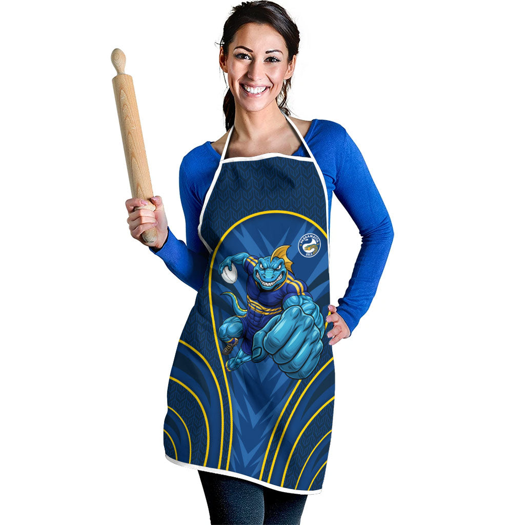 Parramatta Eels Rugby Mascot Apron Australian Rugby Culture - Tribal Inspired Eel