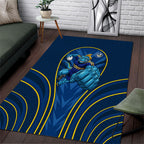 Parramatta Eels Rugby Mascot Area Rug Australian Rugby Culture - Tribal Inspired Eel
