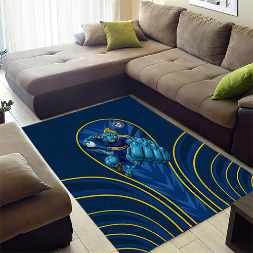 Parramatta Eels Rugby Mascot Area Rug Australian Rugby Culture - Tribal Inspired Eel