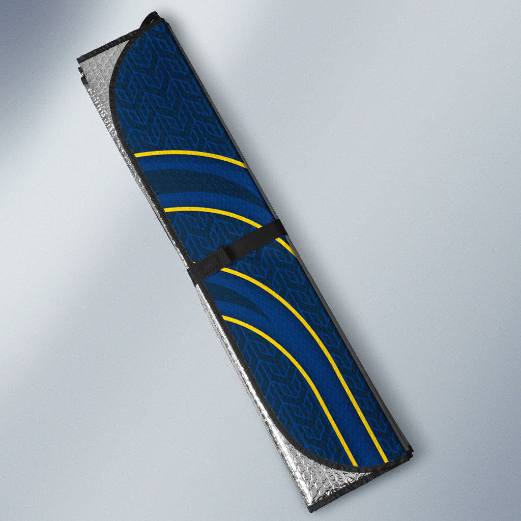 Parramatta Eels Rugby Mascot Auto Sun Shade Australian Rugby Culture - Tribal Inspired Eel