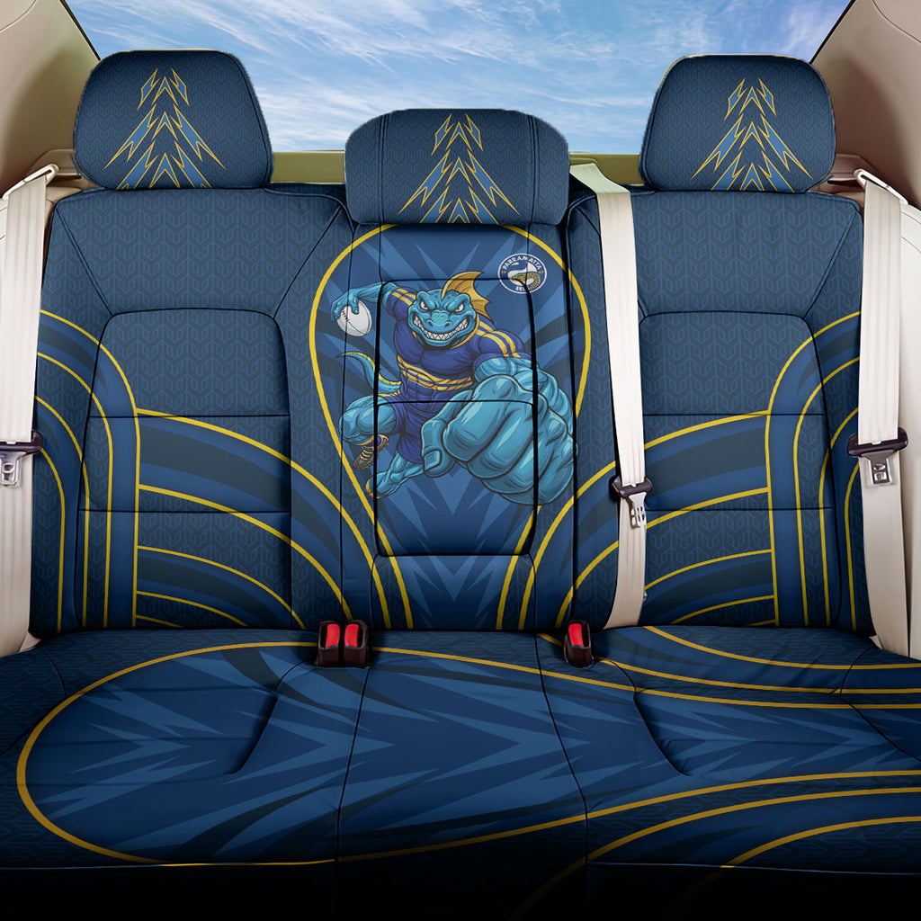 Parramatta Eels Rugby Mascot Back Car Seat Cover Australian Rugby Culture - Tribal Inspired Eel