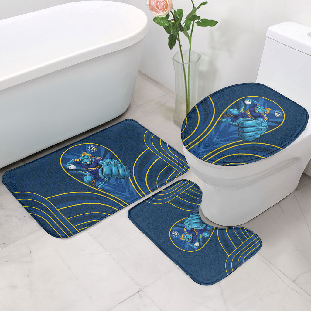 Parramatta Eels Rugby Mascot Bathroom Set Australian Rugby Culture - Tribal Inspired Eel