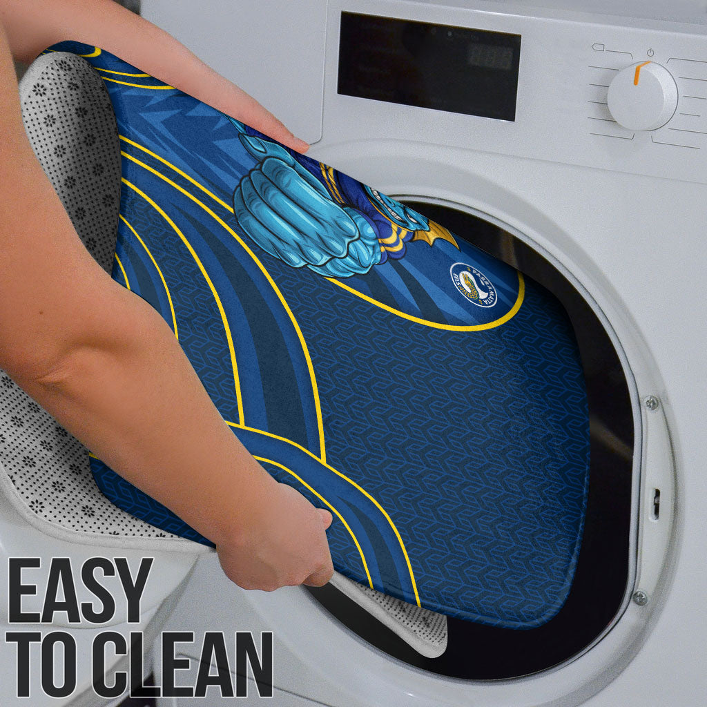 Parramatta Eels Rugby Mascot Bathroom Set Australian Rugby Culture - Tribal Inspired Eel