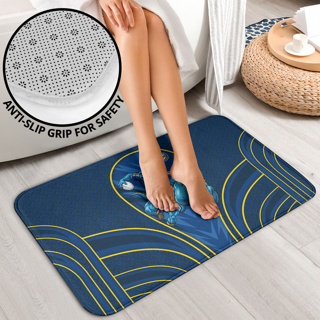 Parramatta Eels Rugby Mascot Bathroom Set Australian Rugby Culture - Tribal Inspired Eel