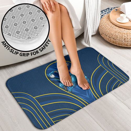 Parramatta Eels Rugby Mascot Bathroom Set Australian Rugby Culture - Tribal Inspired Eel