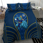 Parramatta Eels Rugby Mascot Bedding Set Australian Rugby Culture - Tribal Inspired Eel