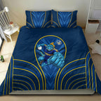 Parramatta Eels Rugby Mascot Bedding Set Australian Rugby Culture - Tribal Inspired Eel