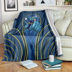 Parramatta Eels Rugby Mascot Blanket Australian Rugby Culture - Tribal Inspired Eel