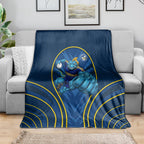 Parramatta Eels Rugby Mascot Blanket Australian Rugby Culture - Tribal Inspired Eel