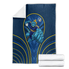 Parramatta Eels Rugby Mascot Blanket Australian Rugby Culture - Tribal Inspired Eel