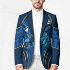 Parramatta Eels Rugby Mascot Blazer Australian Rugby Culture - Tribal Inspired Eel