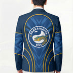 Parramatta Eels Rugby Mascot Blazer Australian Rugby Culture - Tribal Inspired Eel
