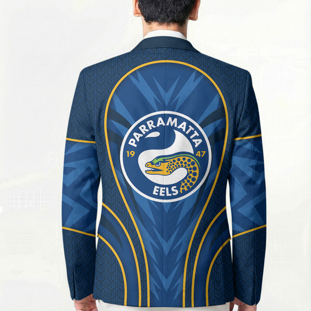 Parramatta Eels Rugby Mascot Blazer Australian Rugby Culture - Tribal Inspired Eel
