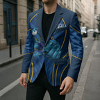 Parramatta Eels Rugby Mascot Blazer Australian Rugby Culture - Tribal Inspired Eel