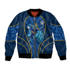 Parramatta Eels Rugby Mascot Bomber Jacket Australian Rugby Culture - Tribal Inspired Eel