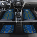 Parramatta Eels Rugby Mascot Car Mats Australian Rugby Culture - Tribal Inspired Eel