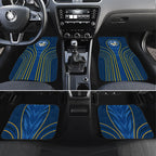 Parramatta Eels Rugby Mascot Car Mats Australian Rugby Culture - Tribal Inspired Eel