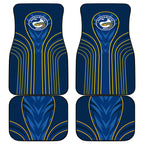 Parramatta Eels Rugby Mascot Car Mats Australian Rugby Culture - Tribal Inspired Eel