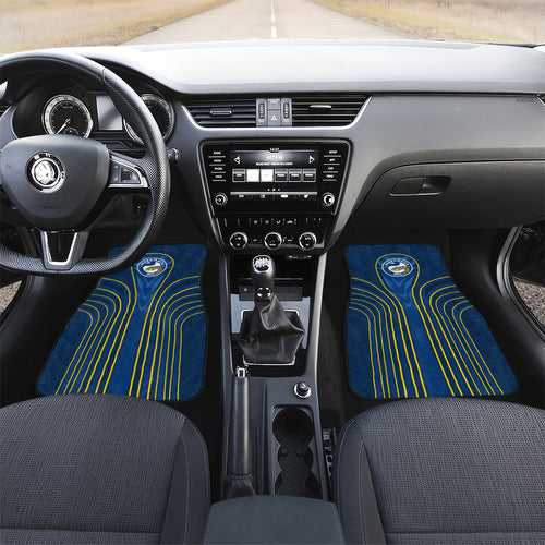 Parramatta Eels Rugby Mascot Car Mats Australian Rugby Culture - Tribal Inspired Eel