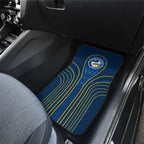 Parramatta Eels Rugby Mascot Car Mats Australian Rugby Culture - Tribal Inspired Eel
