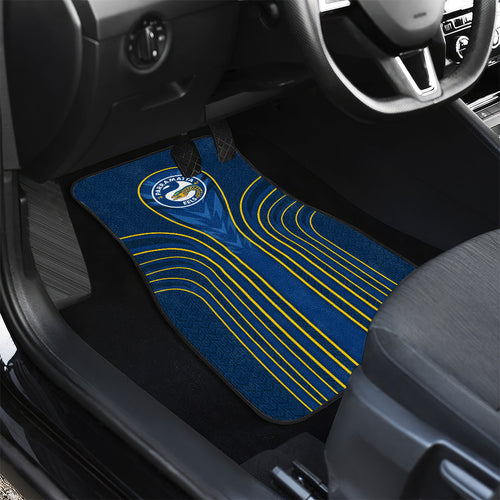 Parramatta Eels Rugby Mascot Car Mats Australian Rugby Culture - Tribal Inspired Eel