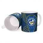 Parramatta Eels Rugby Mascot Ceramic Mug Australian Rugby Culture - Tribal Inspired Eel