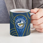 Parramatta Eels Rugby Mascot Ceramic Mug Australian Rugby Culture - Tribal Inspired Eel