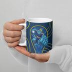 Parramatta Eels Rugby Mascot Ceramic Mug Australian Rugby Culture - Tribal Inspired Eel