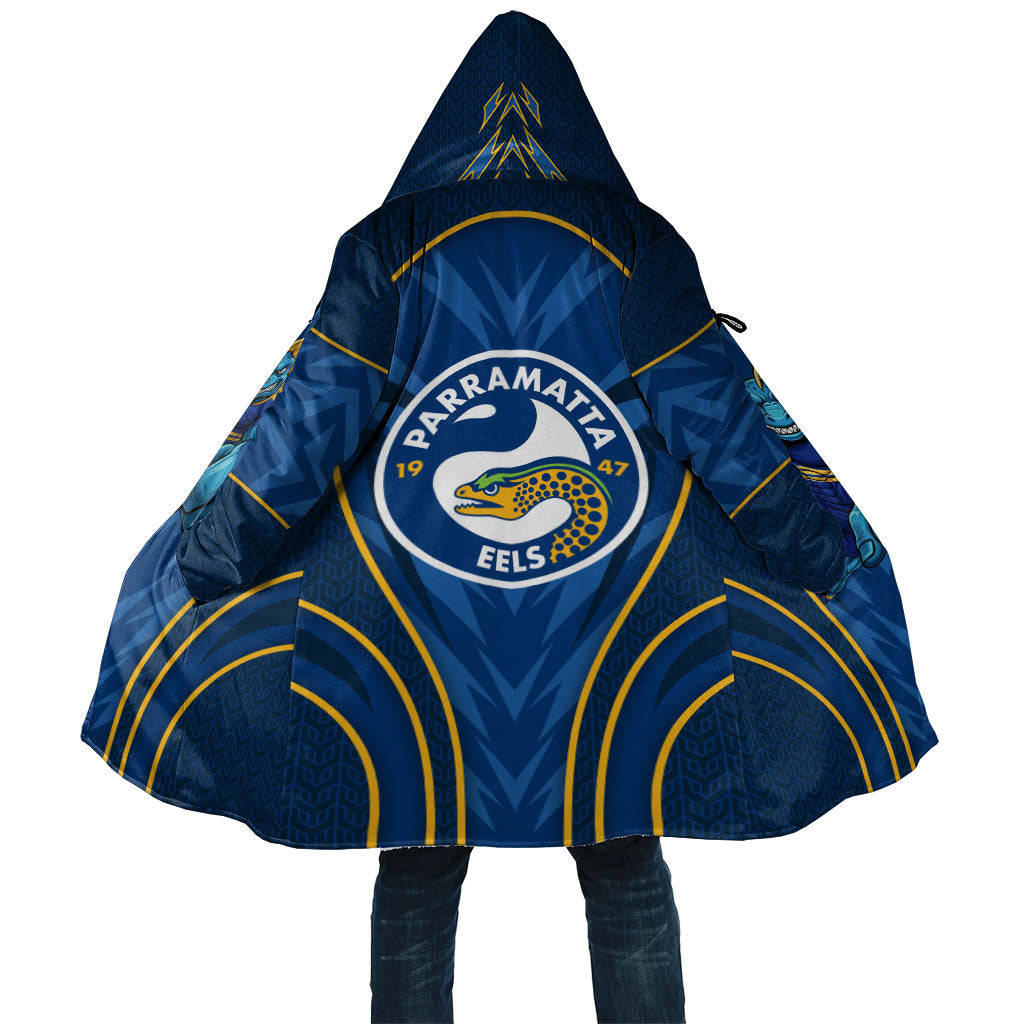 Parramatta Eels Rugby Mascot Cloak Australian Rugby Culture - Tribal Inspired Eel