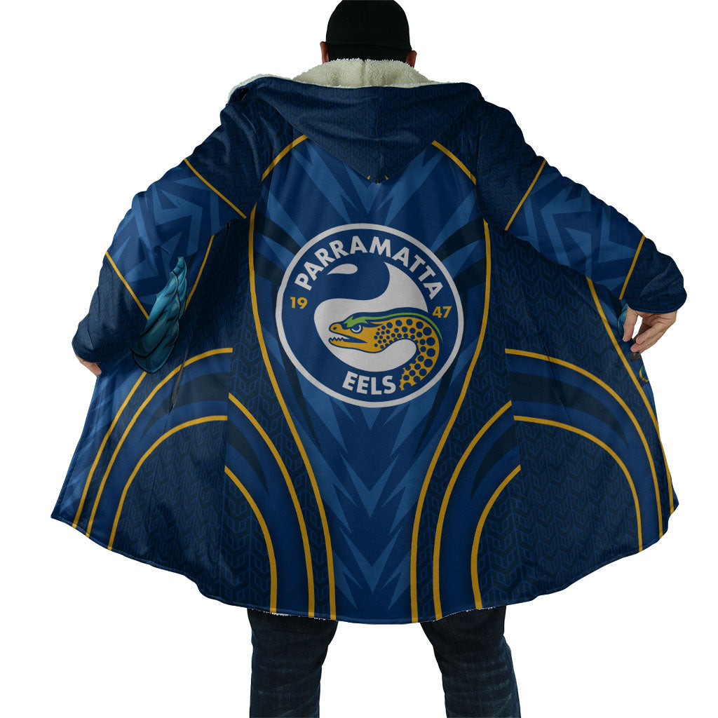Parramatta Eels Rugby Mascot Cloak Australian Rugby Culture - Tribal Inspired Eel