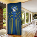 Parramatta Eels Rugby Mascot Door Cover Australian Rugby Culture - Tribal Inspired Eel