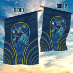 Parramatta Eels Rugby Mascot Garden Flag Australian Rugby Culture - Tribal Inspired Eel
