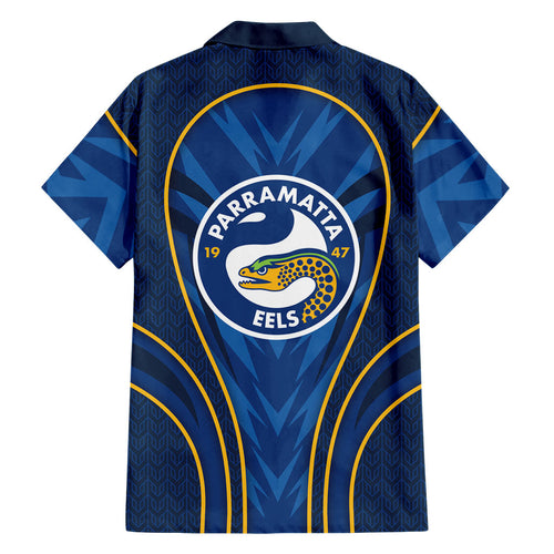Parramatta Eels Rugby Mascot Hawaiian Shirt Australian Rugby Culture - Tribal Inspired Eel