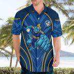 Parramatta Eels Rugby Mascot Hawaiian Shirt Australian Rugby Culture - Tribal Inspired Eel