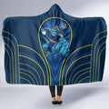 Parramatta Eels Rugby Mascot Hooded Blanket Australian Rugby Culture - Tribal Inspired Eel
