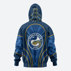 Parramatta Eels Rugby Mascot Hoodie Australian Rugby Culture - Tribal Inspired Eel