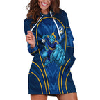 Parramatta Eels Rugby Mascot Hoodie Dress Australian Rugby Culture - Tribal Inspired Eel