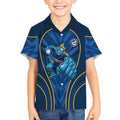 Parramatta Eels Rugby Mascot Kid Hawaiian Shirt Australian Rugby Culture - Tribal Inspired Eel