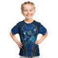 Parramatta Eels Rugby Mascot Kid T Shirt Australian Rugby Culture - Tribal Inspired Eel