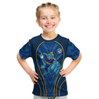 Parramatta Eels Rugby Mascot Kid T Shirt Australian Rugby Culture - Tribal Inspired Eel
