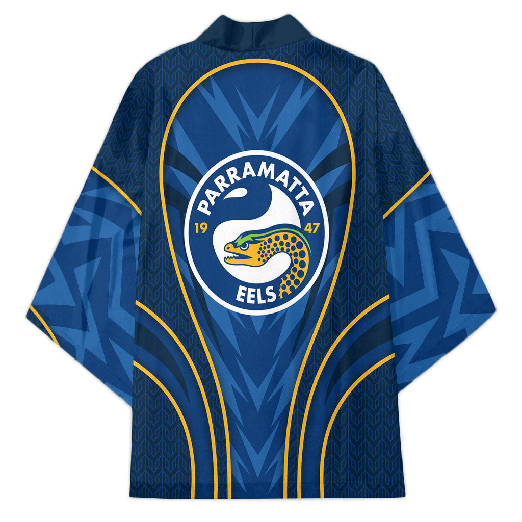 Parramatta Eels Rugby Mascot Kimono Australian Rugby Culture - Tribal Inspired Eel