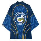 Parramatta Eels Rugby Mascot Kimono Australian Rugby Culture - Tribal Inspired Eel