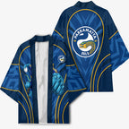 Parramatta Eels Rugby Mascot Kimono Australian Rugby Culture - Tribal Inspired Eel