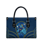Parramatta Eels Rugby Mascot Leather Bag Australian Rugby Culture - Tribal Inspired Eel