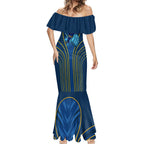 Parramatta Eels Rugby Mascot Mermaid Dress Australian Rugby Culture - Tribal Inspired Eel