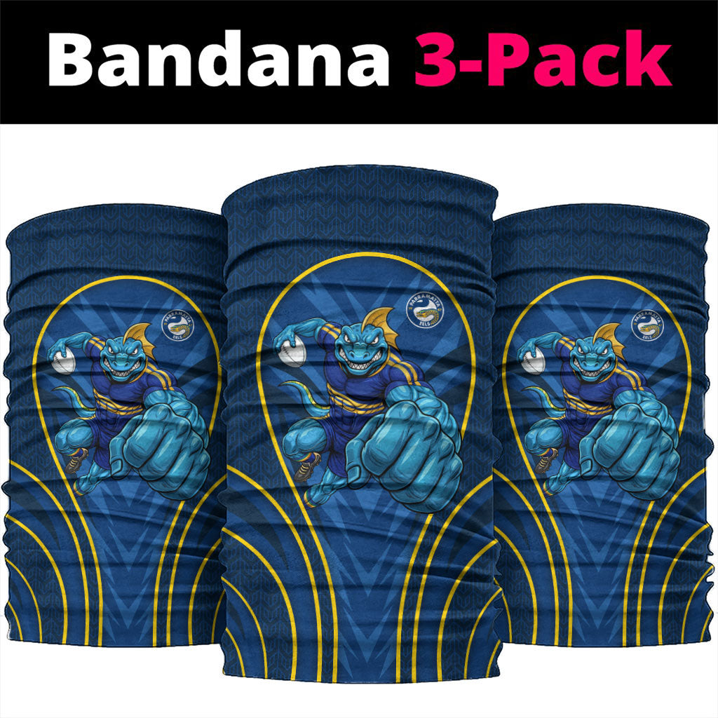 Parramatta Eels Rugby Mascot Neck Gaiter Australian Rugby Culture - Tribal Inspired Eel