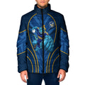 Parramatta Eels Rugby Mascot Padded Jacket Australian Rugby Culture - Tribal Inspired Eel