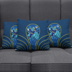 Parramatta Eels Rugby Mascot Pillow Cover Australian Rugby Culture - Tribal Inspired Eel