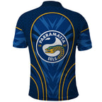 Parramatta Eels Rugby Mascot Polo Shirt Australian Rugby Culture - Tribal Inspired Eel